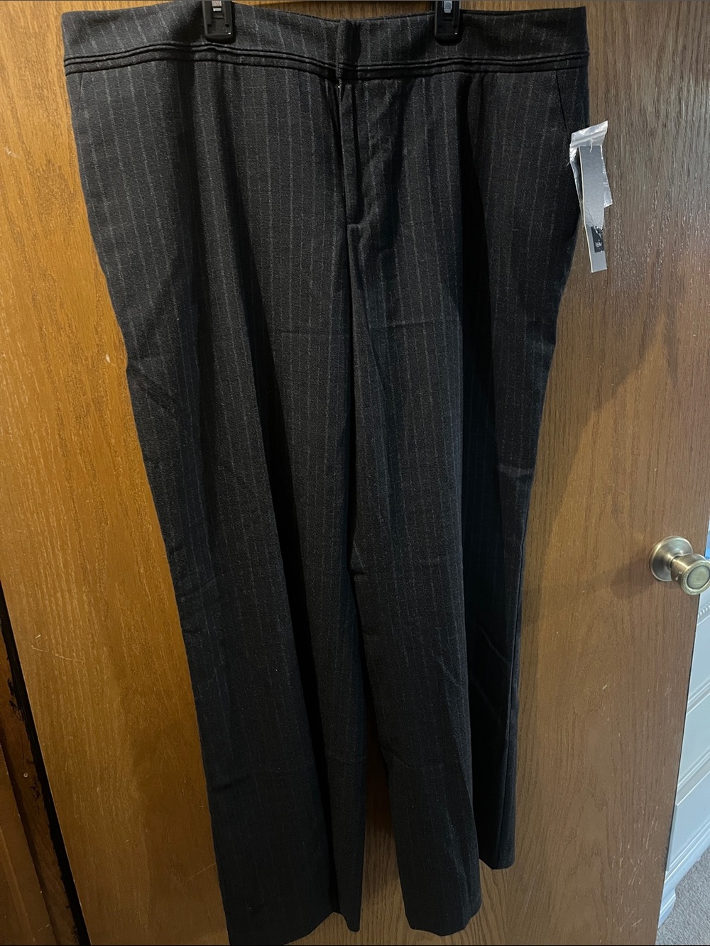 Target Women's Black Pinstripe Dress Trousers